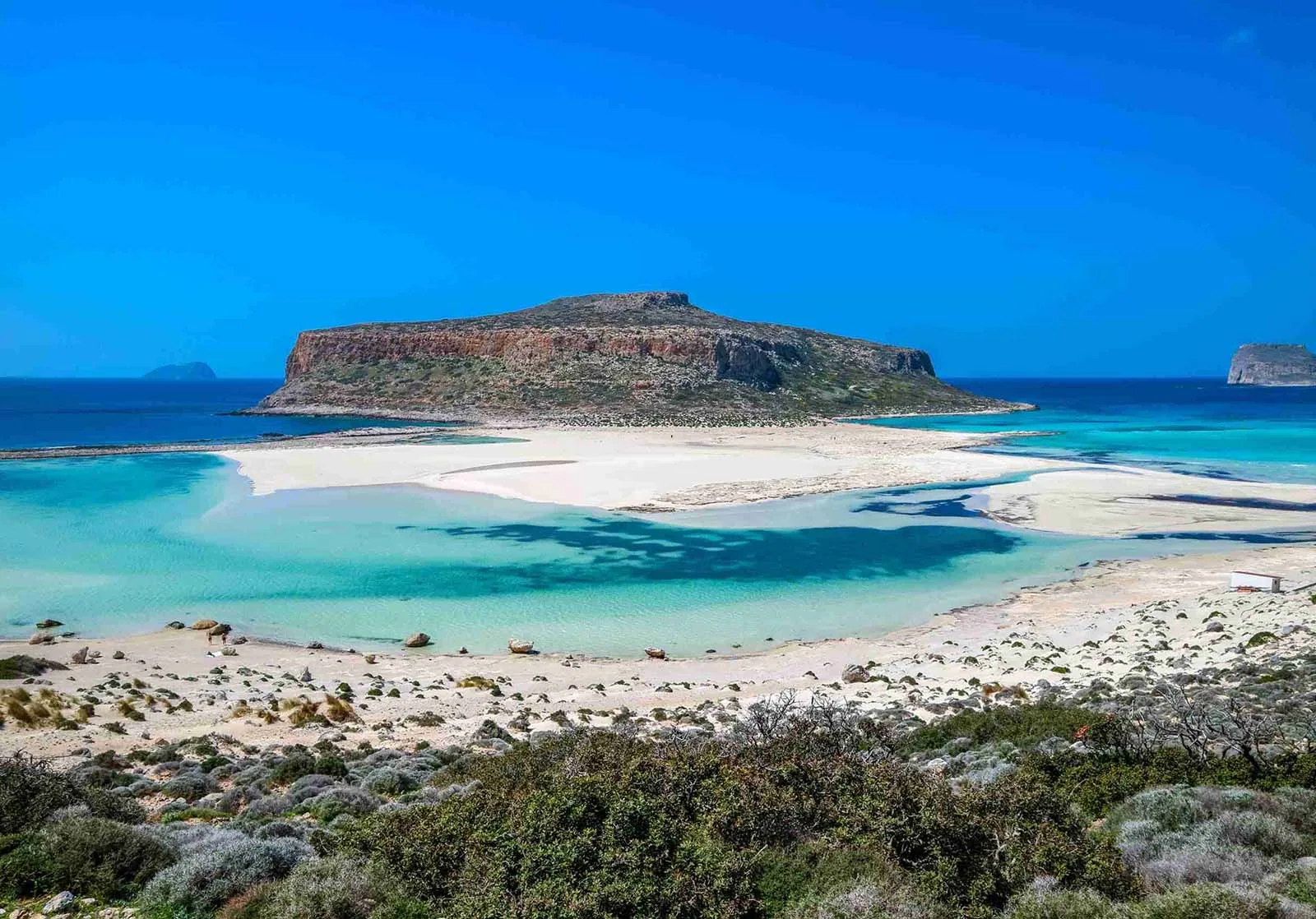 Balos lagoon in Chania Crete Balos lagoon in Chania Crete