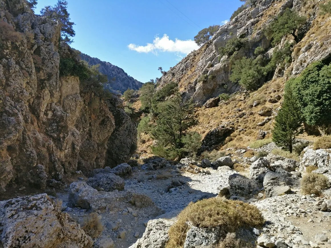 Imbros Gorge walking route in Crete Imbros Gorge walking route in Crete